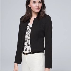 White House Black Market Cropped Jacket Petite